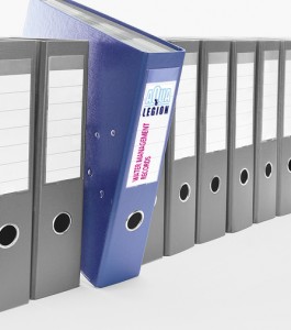 Legionella log book and legionella records water testing records