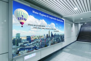 Legionella Risk Assessment Specialist underground advertisement